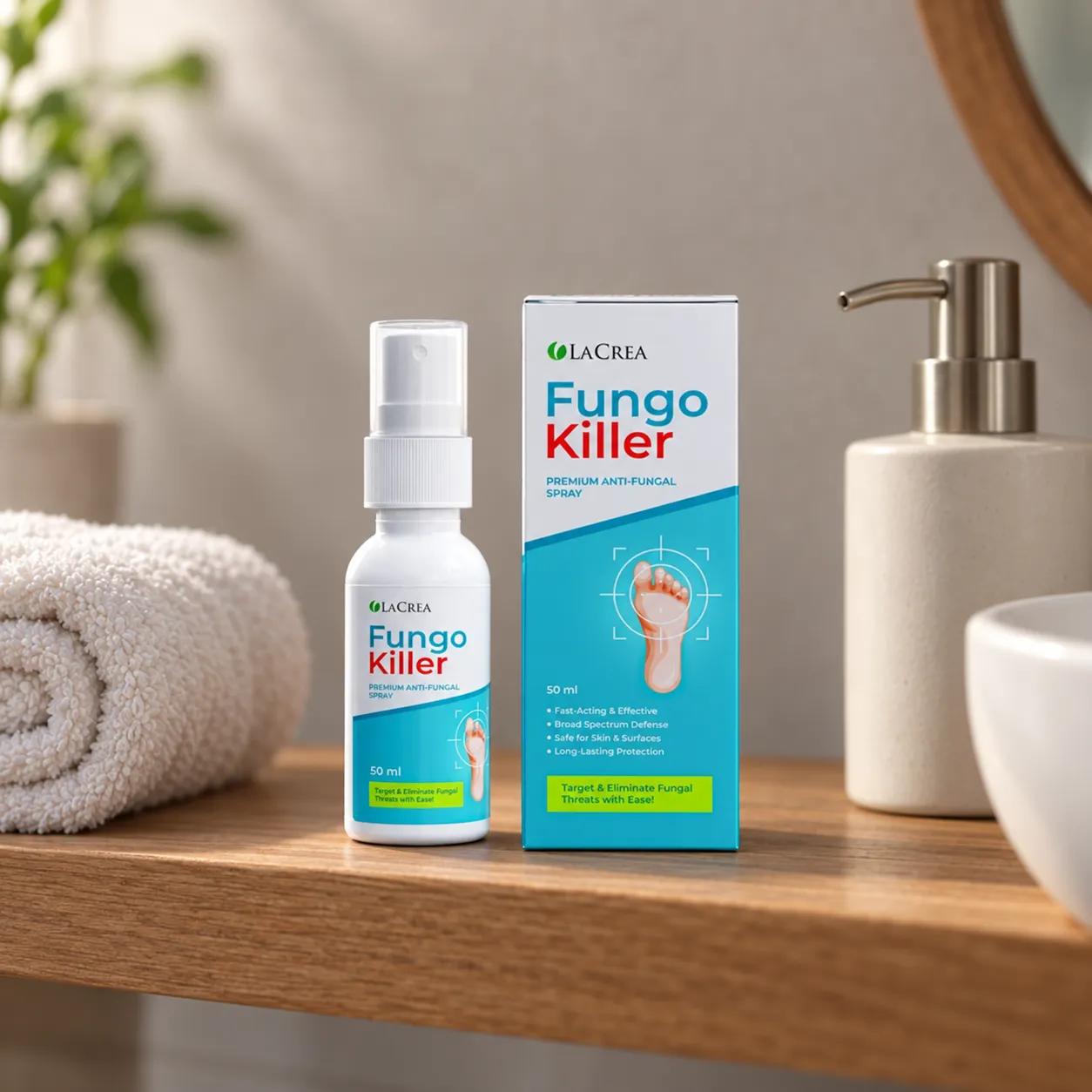 Fungokiller — el envase en el día a día